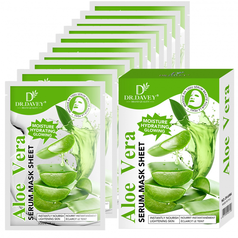 Masker Wajah Serum Aloe Vera P - Face Mask Storage Box ulasan dan harga