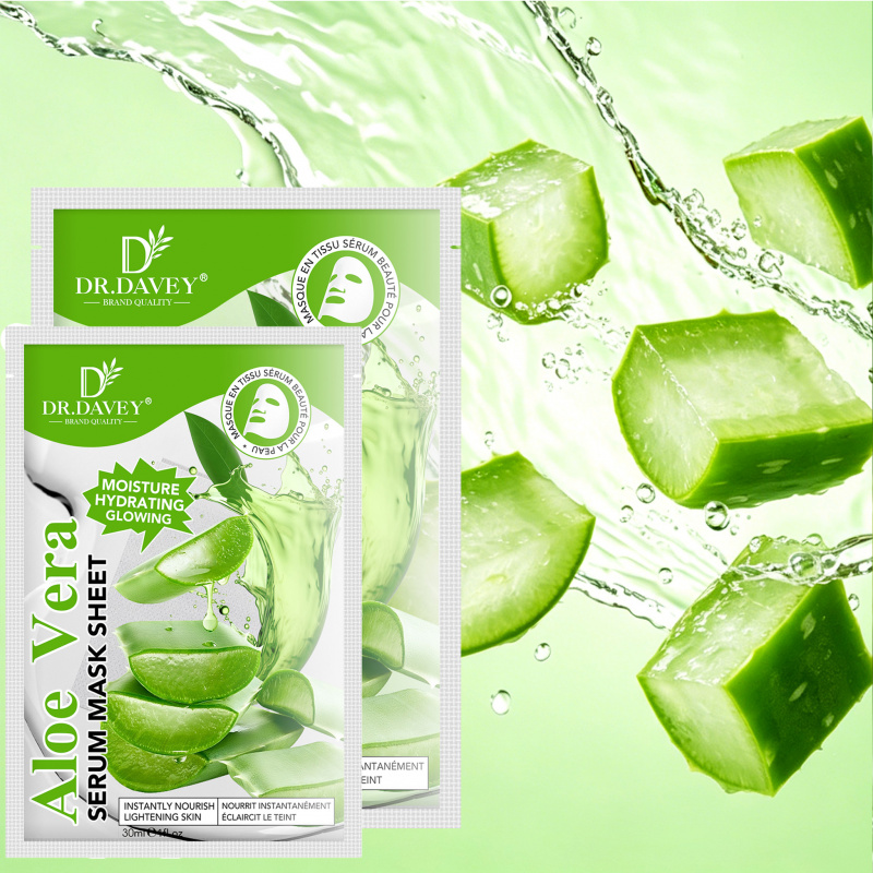 Masker Wajah Serum Aloe Vera P - Face Mask Storage Box ulasan dan harga