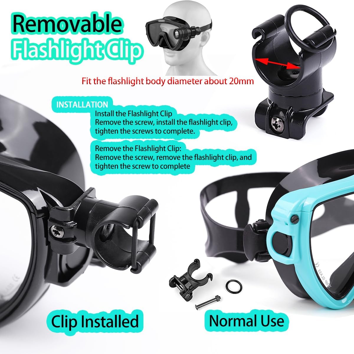 Masker Selam dengan Braket Sen - Silicone Mask Bracket ulasan dan harga